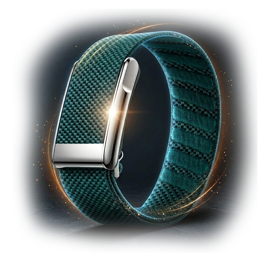 VitalBand open-source fitness tracker — sleek wearable biometric band